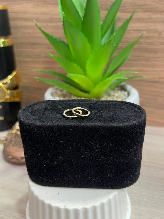 CANDONGA MINI HILO DIAMANTADO 10MM ORO LAMINADO