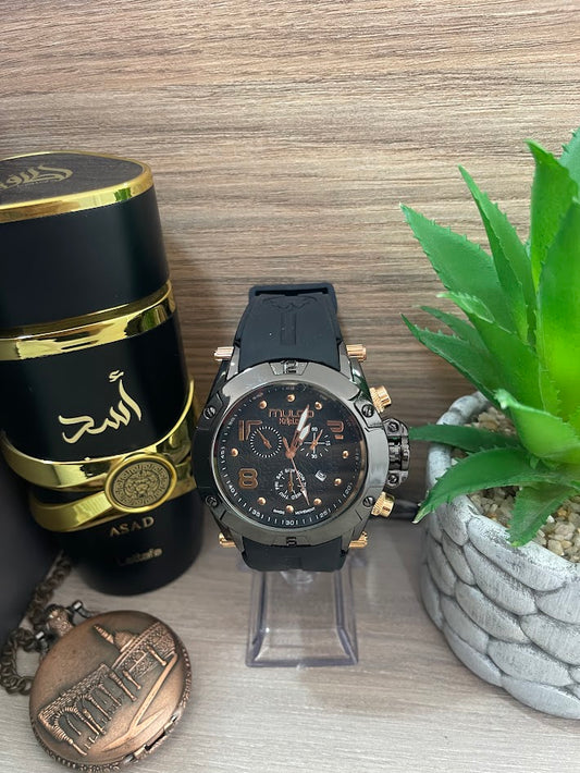 RELOJ MULCO TODO NEGRO