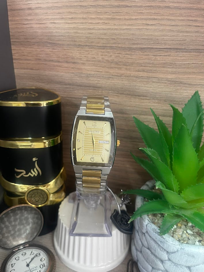 RELOJ LIMITED CABALLERO BICOLOR