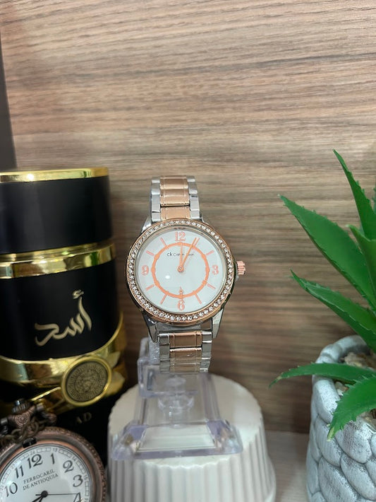 RELOJ CALVIN KLEIN DAMA BICOLOR