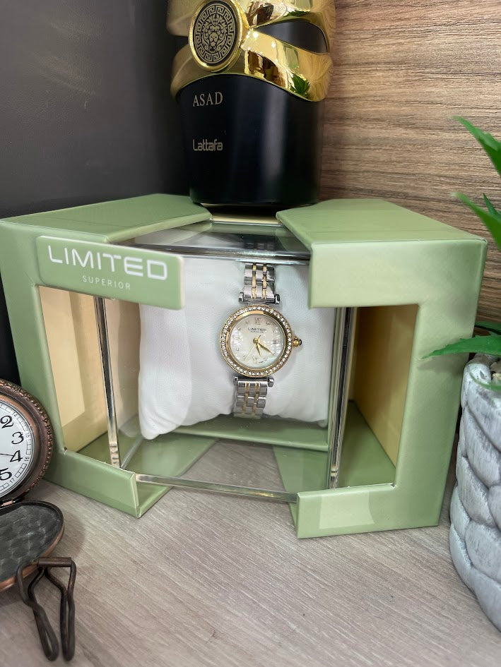RELOJ LIMITED SUPERIOR DAMA REDONDO DIAMANTADO