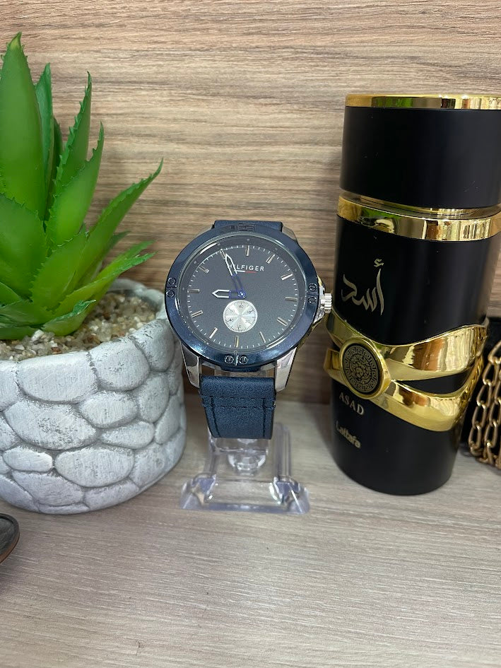 RELOJ TOMMY AZUL
