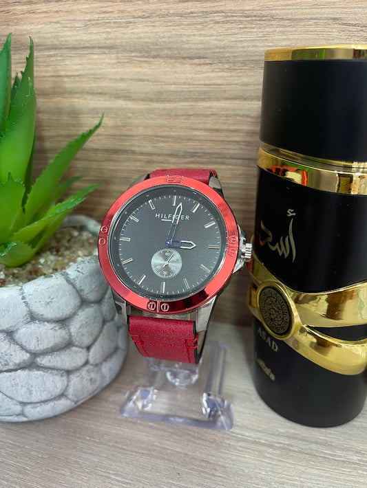 RELOJ TOMMY ROJO