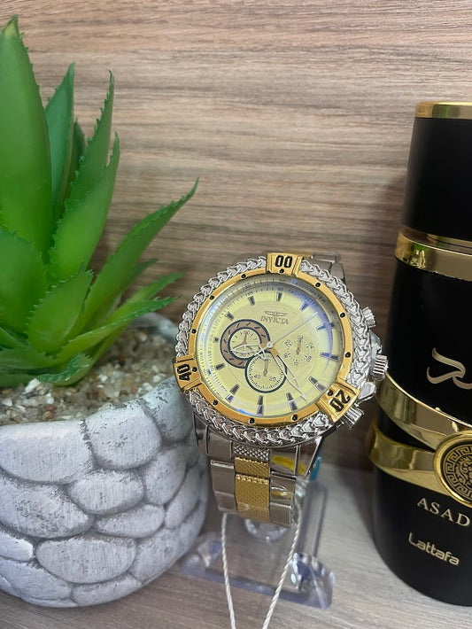 RELOJ INVICTA BICOLOR INCLUYE CAJA