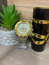 RELOJ INVICTA CABALLERO BICOLOR FONDO BLANCO