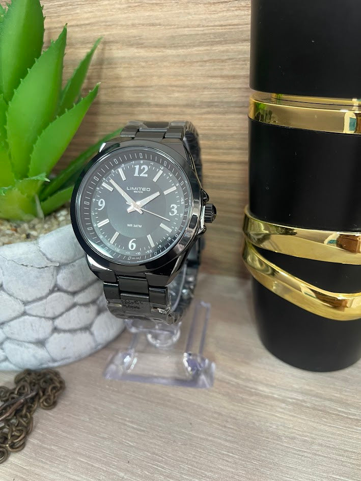 RELOJ LIMITED BLACK NUMEROS
