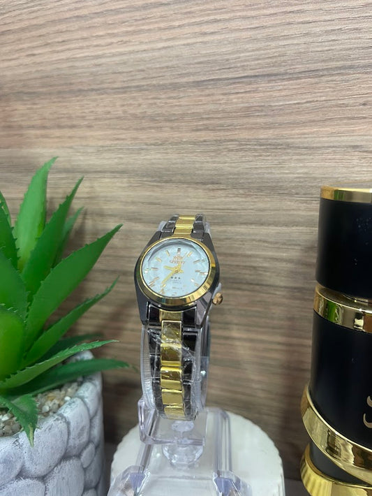 RELOJ ORIENT BICOLOR NEGRO