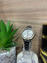 RELOJ QYQ DAMA NEGRO Y ORO ROSA