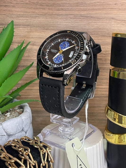RELOJ FOSIL NEGRO