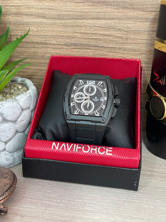 RELOJ NAVIFORCE CABALLERO NEGRO