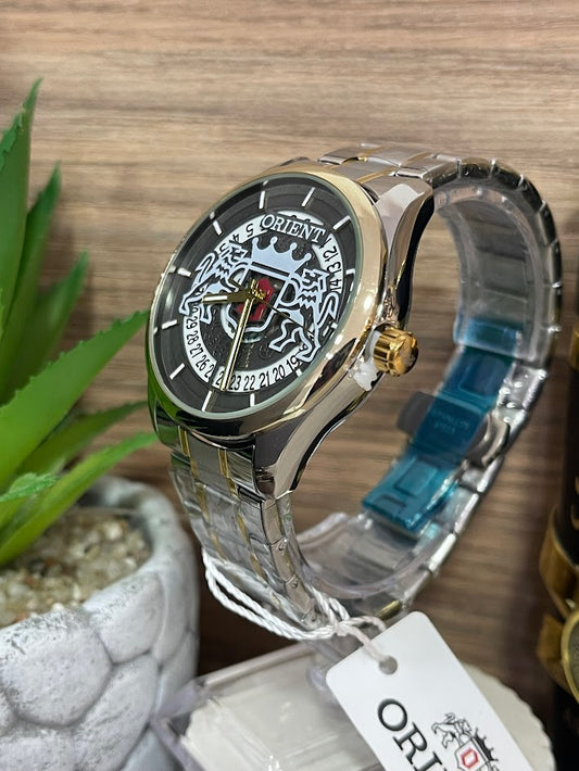 RELOJ ORIENT CABALLERO BICOLOR