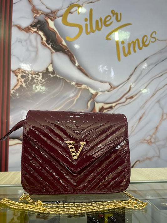 BOLSO DAMA CHAROL VINO TINTO