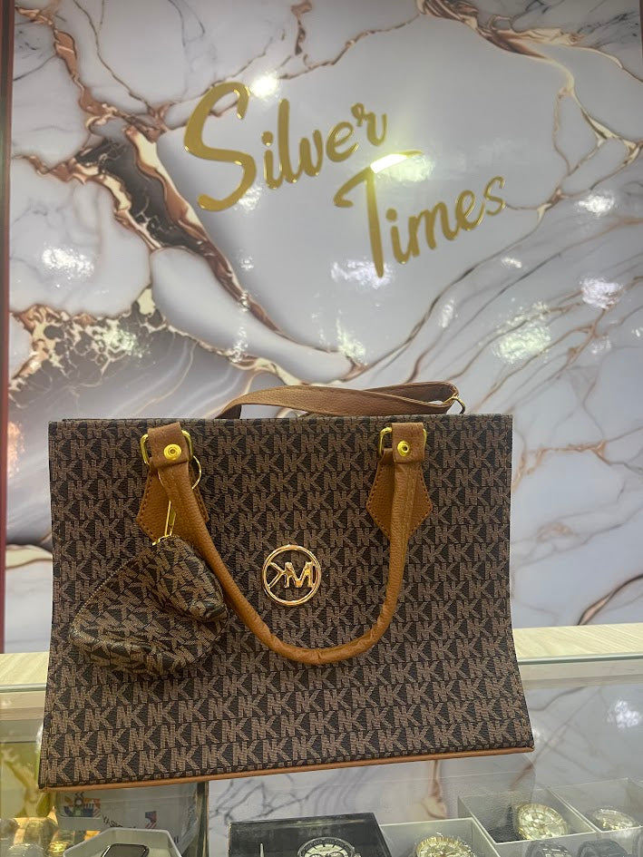 BOLSO DE MANO GRANDE CAFE MK