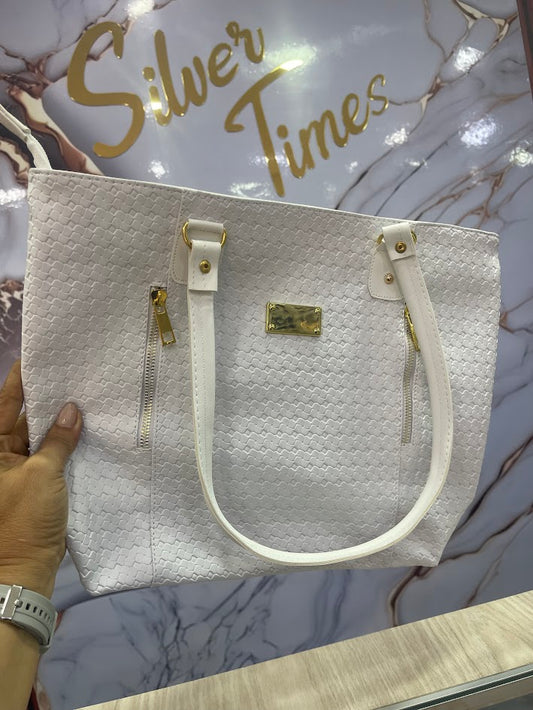 BOLSO DAMA BLANCO MONEDERO
