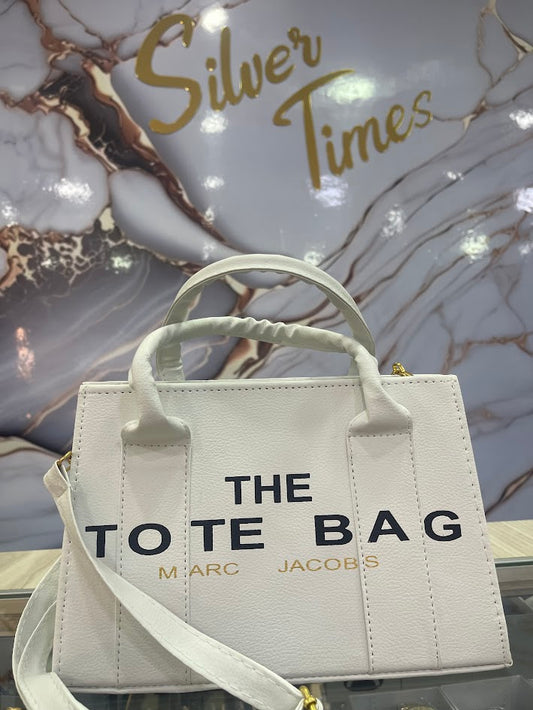 BOLSO DAMA BAG TOTE BLANCO