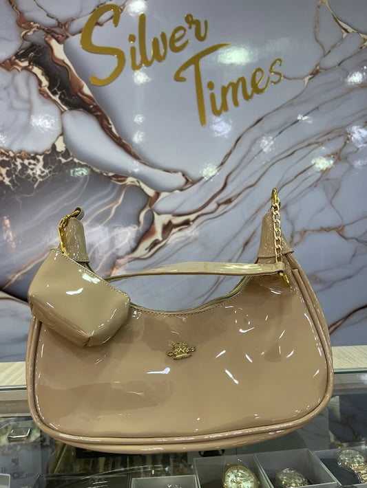 BOLSO DE MANO CHAROL BEIS