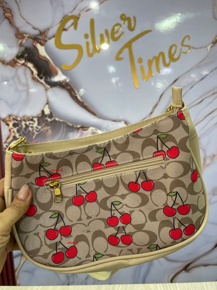 BOLSO DAMA BEIS CEREZAS
