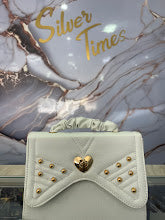 BOLSO DAMA BLANCO DETALLE CORAZON