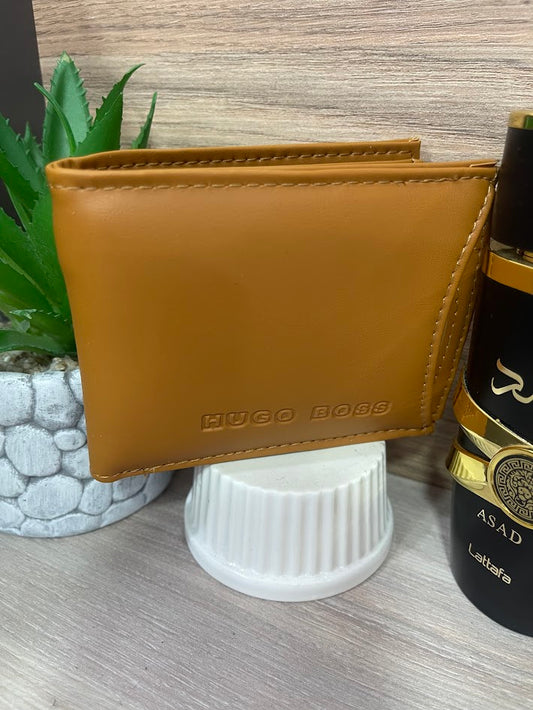 BILLETERA HUGO BOSS COLOR MIEL