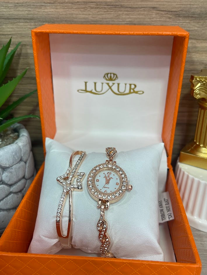 COMBO LUXUR ORO ROSA