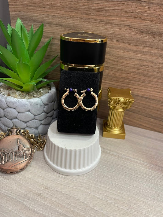 CANDONGA LISA 14MM ORO LAMINADO