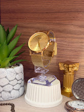 RELOJ ROLEX DAMA DORADO ESFERA PLATEADA ARO DIAMANTADO