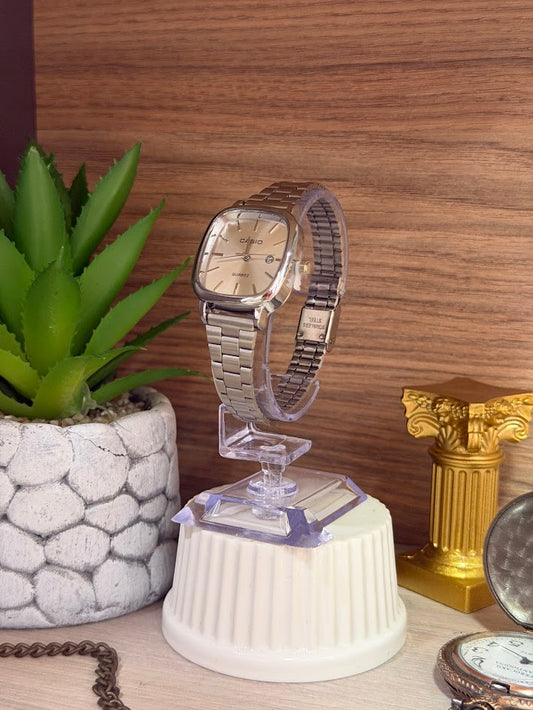 RELOJ CASIO DAMA TODO PLATEADO
