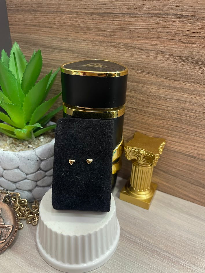 TOPO CORAZON MINI 4MM ORO LAMINADO