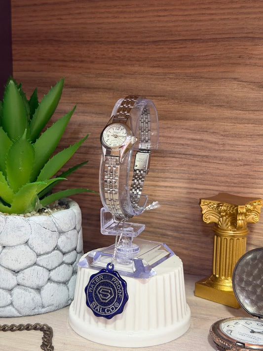 RELOJ SALCO DAMA MINI PLATEADO