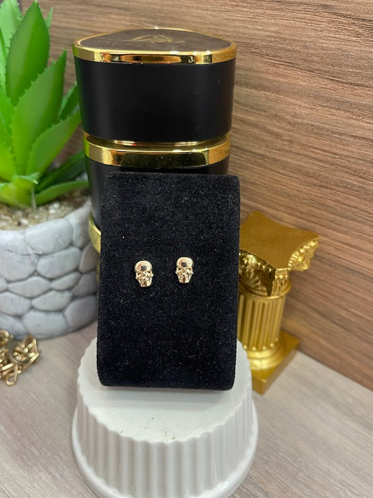 TOPO CALAVERA 6X8MM ORO LAMINADO