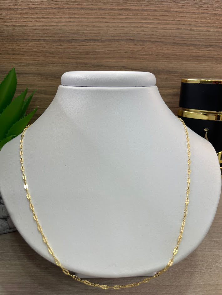 CADENA LLUVIA ORO LAMINADO