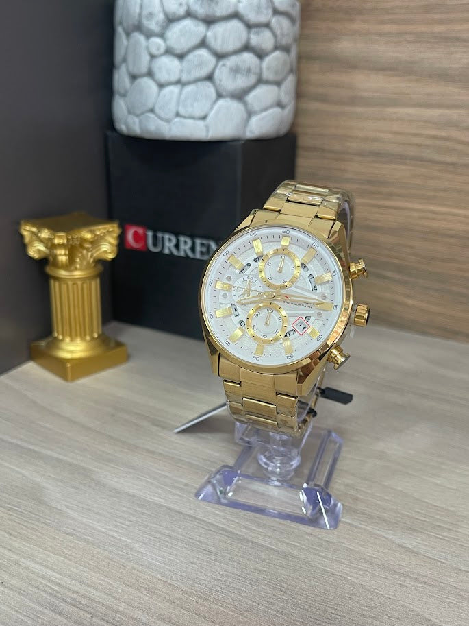 RELOJ CURREN BICOLOR OVALADO
