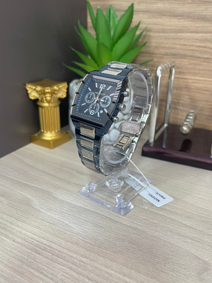 RELOJ CHAXIGO CABALLERO AZUL PLATEADO
