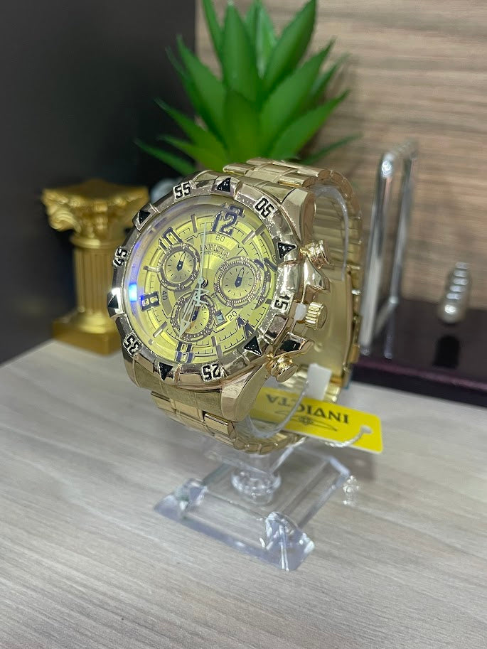 RELOJ INVICTA DORADO CABALLERO