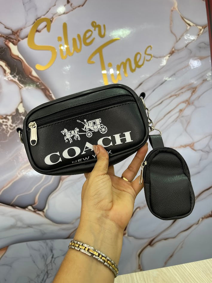 BOLSO COACH NEGRO