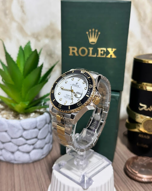 Rolex Bicolor Esfera Blanca