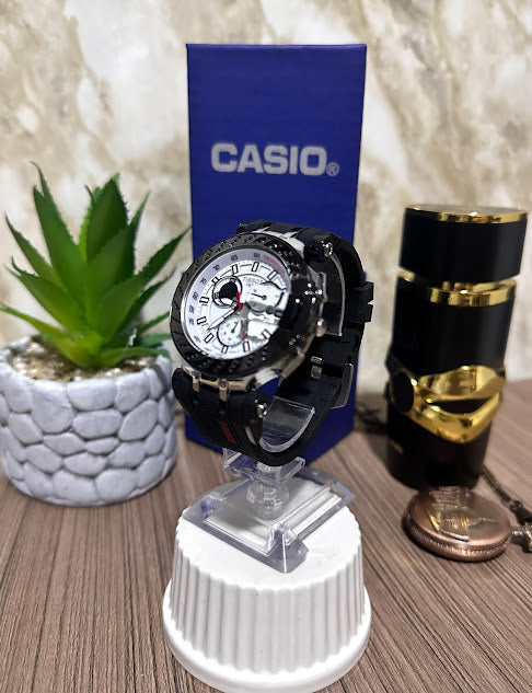 Tissot Plateado Esfera Blanca Manilla Silicona AAA