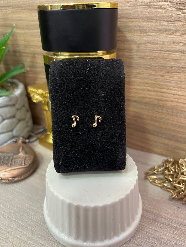 TOPO NOTA MUSICAL 4X7MM ORO LAMINADO