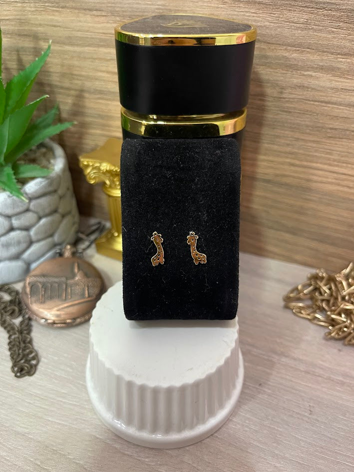 TOPO JIRAFA LISA 6X12MM ORO LAMINADO