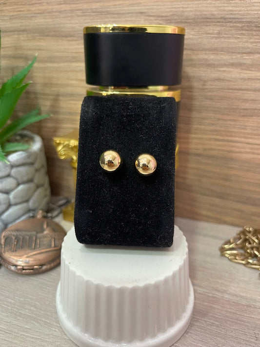 TOPO BALIN 10MM ORO LAMINADO