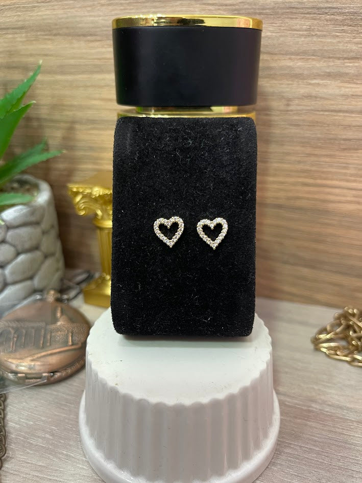TOPO CORAZON MICROCIRCON ORO LAMINADO
