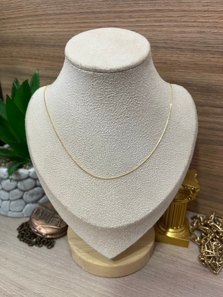 CADENA VENECIANA 0.6 ORO LAMINADO