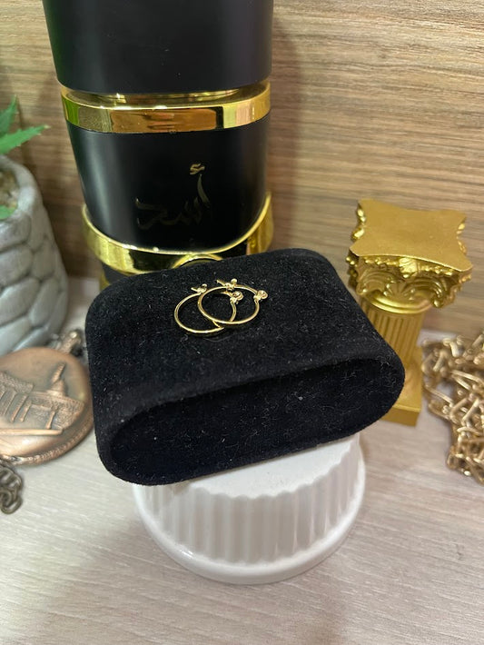 CANDONGA LISA 14MM MINI TUBO CUADRADO ORO LAMINADO