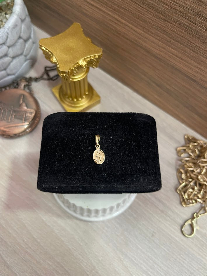 DIJE MILAGROSA BISEL 6X17MM ORO LAMINADO