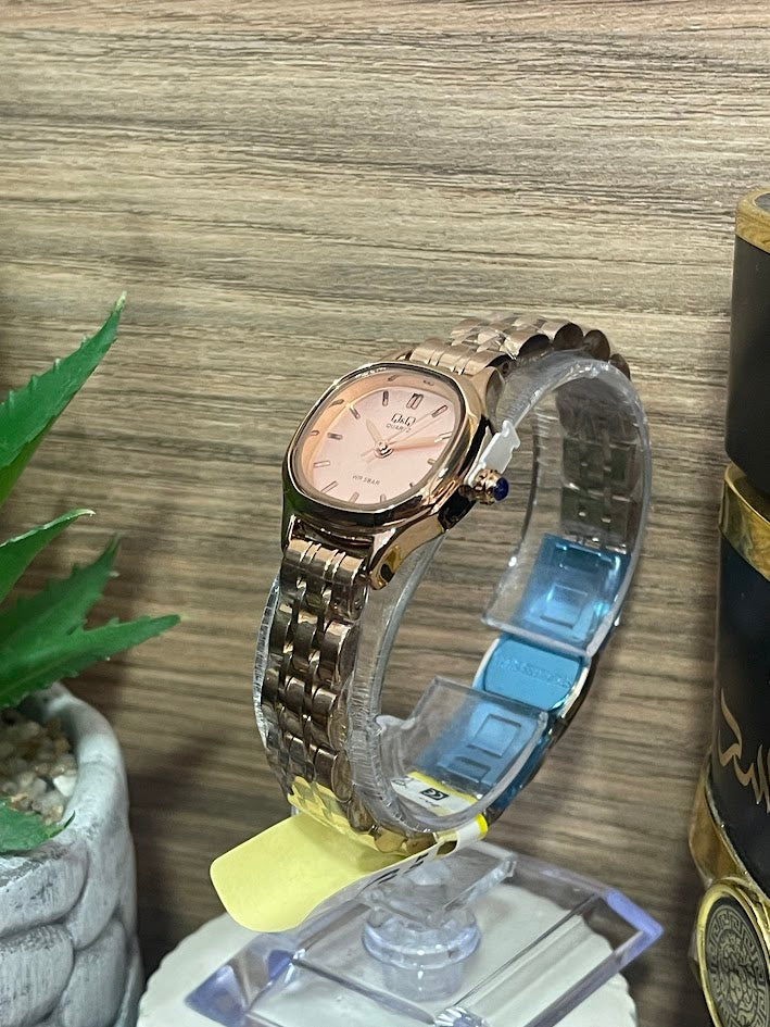 RELOJ QYQ DAMA MINI ORO ROSA