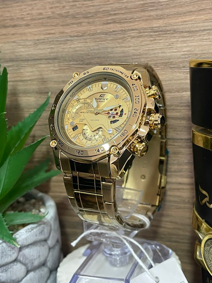 RELOJ CASIO EDIFICE DORADO CABALLERO