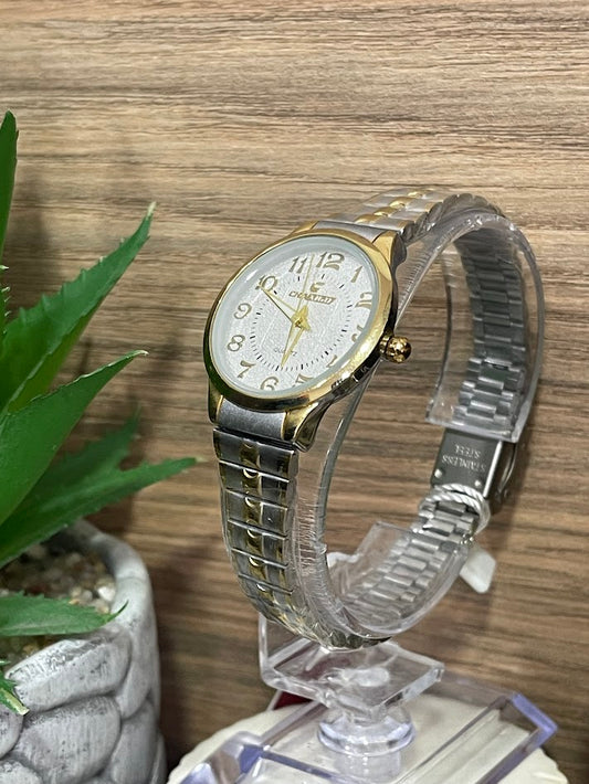 RELOJ CHAXIGO DAMA BICOLORESFERA BLANCA