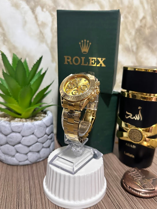 Rolex Dama Dorado Esfera Dorada