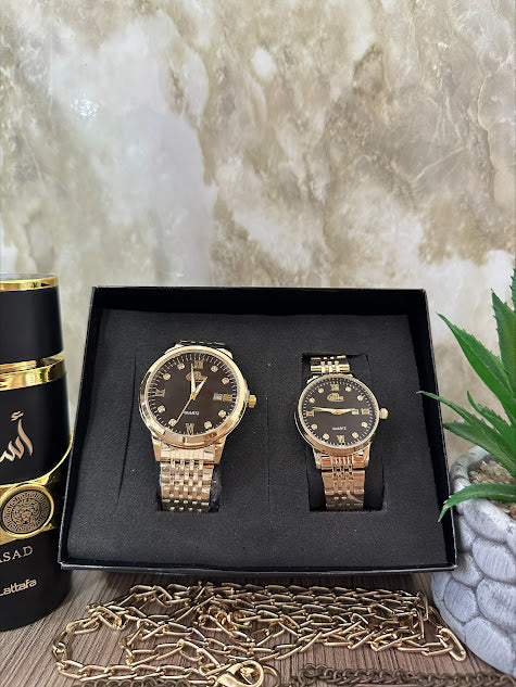 COMBO BLU DORADO ESFERA NEGRA