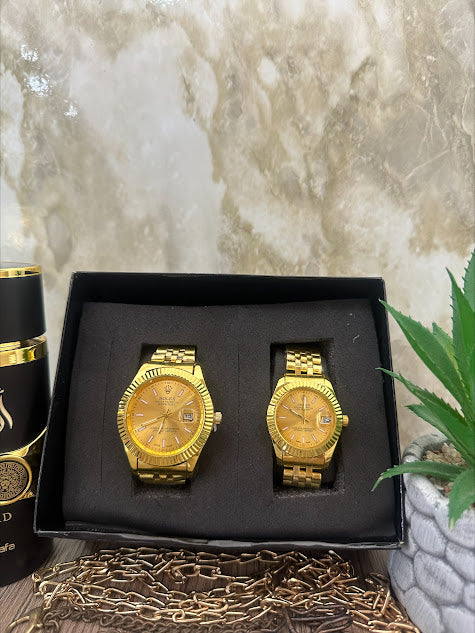 COMBO ROLEX DORADO ESFERA DORADO LUXURY